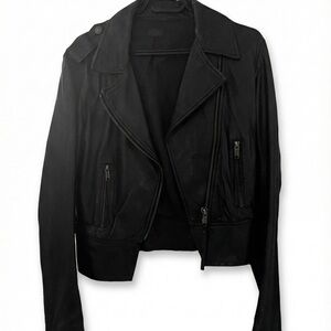 Diesel Black Leather Jacket